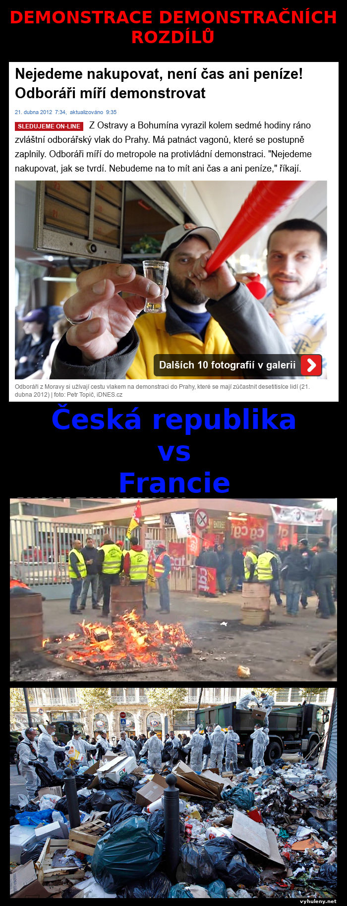 demonstrace demonstrace